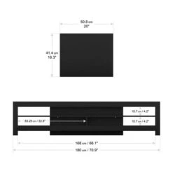 AVF Calibre Extra Wide TV Stand For TVs Up To 80” 31 AVF Calibre Extra Wide TV Stand For TVs Up To 80” -Home Luxe Studio 30812139 alt09