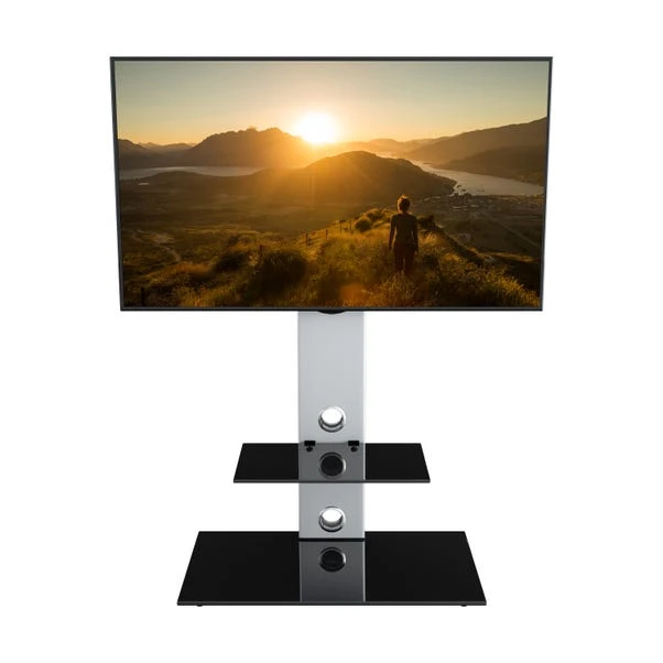 Lesina Pedestal TV Unit With Shelf For TVs Up To 65" 11 Lesina Pedestal TV Unit With Shelf For TVs Up To 65" - Image 9