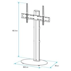 Eno Pedestal TV Stand For TVs Up To 55" 23 Eno Pedestal TV Stand For TVs Up To 55" -Home Luxe Studio 30812407 alt04