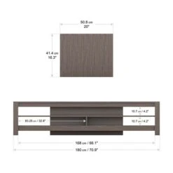 AVF Calibre Extra Wide TV Stand For TVs Up To 80” 21 AVF Calibre Extra Wide TV Stand For TVs Up To 80” -Home Luxe Studio 30812451 alt09