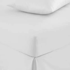 Pure Cotton Toggled Fitted Sheet 19 Pure Cotton Toggled Fitted Sheet -Home Luxe Studio 30812940 alt02