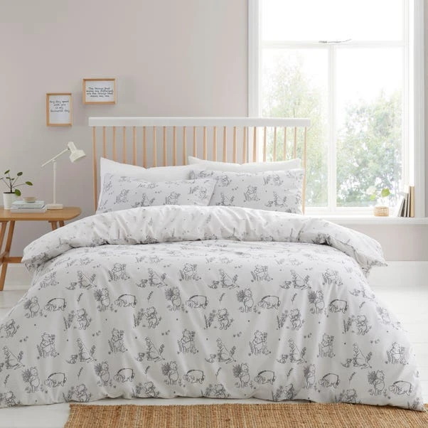 Disney Winnie The Pooh Natural Duvet Cover & Pillowcase Set 3 Disney Winnie The Pooh Natural Duvet Cover & Pillowcase Set