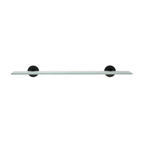 Epsom Flexi-FixTM Matt Black Glass Shelf 4 Epsom Flexi-FixTM Matt Black Glass Shelf - Image 2