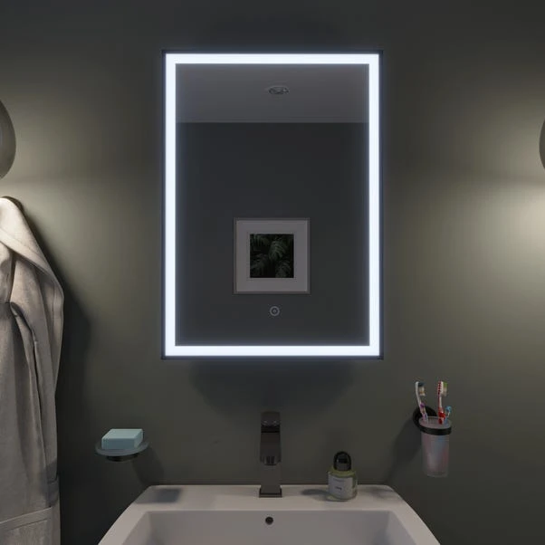 Burley Rectangle LED Wall Mirror 3 Burley Rectangle LED Wall Mirror