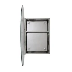 Tay Oval Stainless Steel Cabinet 9 Tay Oval Stainless Steel Cabinet -Home Luxe Studio 30814873 alt02