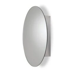 Tay Oval Stainless Steel Cabinet 10 Tay Oval Stainless Steel Cabinet -Home Luxe Studio 30814873 alt03