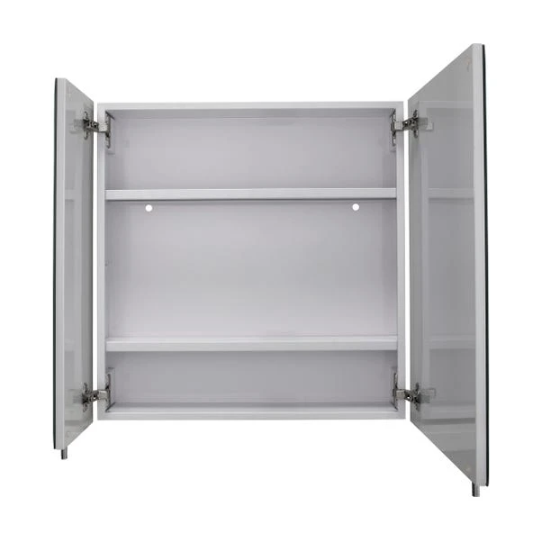 Wellington White Double Door Bi-View Steel Cabinet 4 Wellington White Double Door Bi-View Steel Cabinet - Image 2