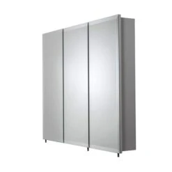 Westbourne White Triple Door Tri-View Steel Cabinet 8 Westbourne White Triple Door Tri-View Steel Cabinet -Home Luxe Studio 30814882 alt03