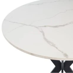 Talia 4 Seater Round 4 Seater Dining Table, Sintered Stone 13 Talia 4 Seater Round 4 Seater Dining Table, Sintered Stone -Home Luxe Studio 30816955 alt02
