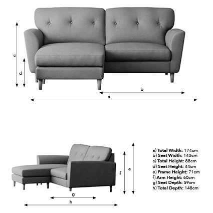 Sven Tonal Weave Reversible Corner Chaise Sofa 22 Sven Tonal Weave Reversible Corner Chaise Sofa - Image 20
