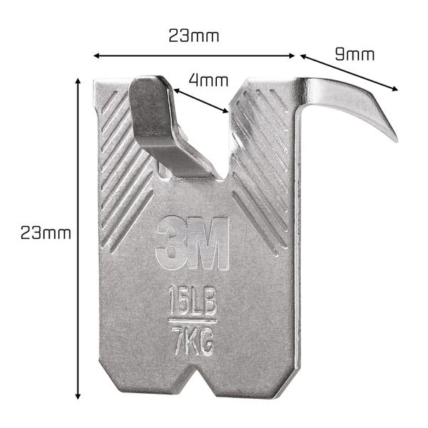 3M CLAW™ Plasterboard Picture And Mirror Hooks, 7kg 7 3M CLAW™ Plasterboard Picture And Mirror Hooks, 7kg - Image 5
