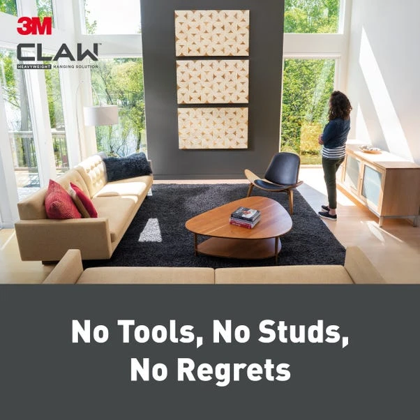 3M CLAW™ Plasterboard Picture And Mirror Hooks, 11 Kg 5 3M CLAW™ Plasterboard Picture And Mirror Hooks, 11 Kg - Image 3