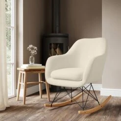 Iris Sherpa Rocking Chair