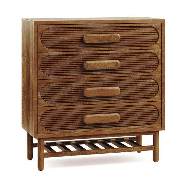 Khari 4 Drawer Chest, Mango Wood 4 Khari 4 Drawer Chest, Mango Wood - Image 2