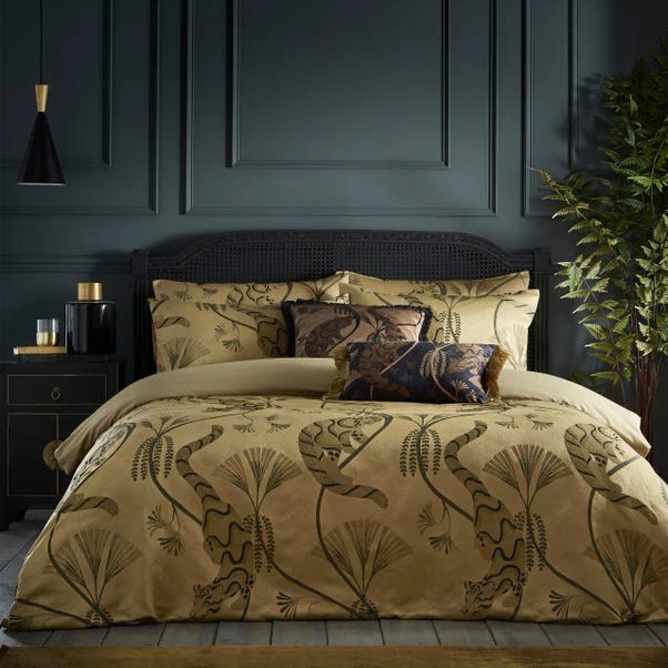 Paoletti Moondusk Gold Duvet Cover & Pillowcase Set 15 Paoletti Moondusk Gold Duvet Cover & Pillowcase Set - Image 13