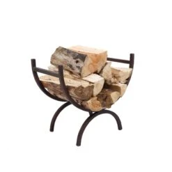 Snug - Fireside Rosewood Iron Firewood Holder 23 Snug - Fireside Rosewood Iron Firewood Holder -Home Luxe Studio 30825417 alt02