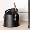 Snug - Fireside Alder Iron Coal Bucket & Shovel Set 2 Snug - Fireside Alder Iron Coal Bucket & Shovel Set -Home Luxe Studio 30825420