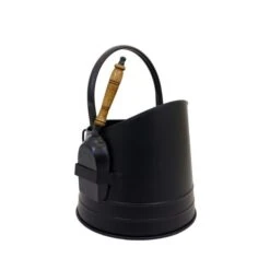 Snug - Fireside Alder Iron Coal Bucket & Shovel Set -Home Luxe Studio 30825420 alt05