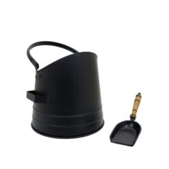 Snug - Fireside Alder Iron Coal Bucket & Shovel Set -Home Luxe Studio 30825420 alt06