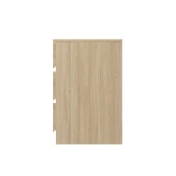 Set Of 2 Taranto 3 Drawer Bedside Tables, Oak Effect 13 Set Of 2 Taranto 3 Drawer Bedside Tables, Oak Effect -Home Luxe Studio 30825681 alt04