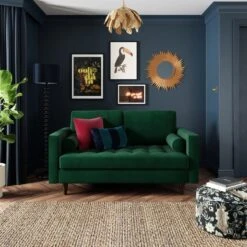Zoe Velvet 2 Seater Sofa 28 Zoe Velvet 2 Seater Sofa -Home Luxe Studio 30825925