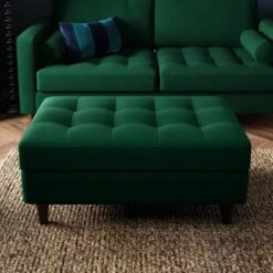 Zoe Velvet Storage Footstool 32 Zoe Velvet Storage Footstool -Home Luxe Studio 30825930 alt02