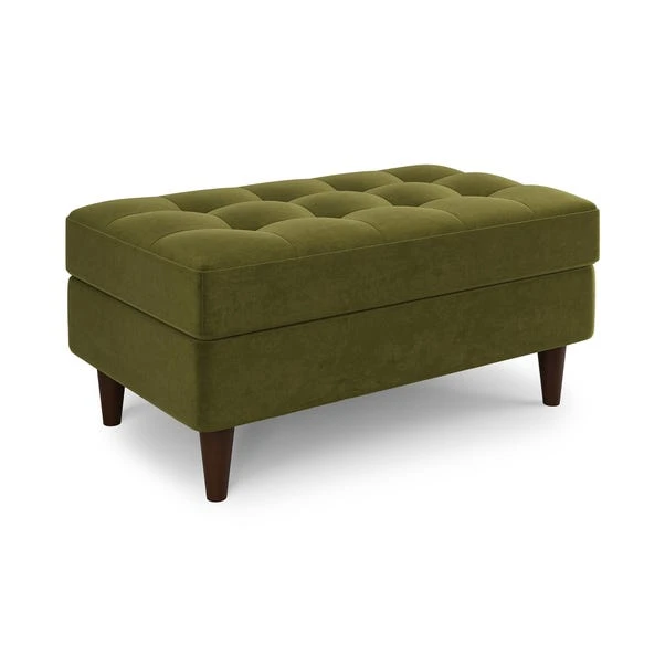 Zoe Velvet Storage Footstool 4 Zoe Velvet Storage Footstool - Image 2
