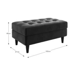 Zoe Velvet Storage Footstool 29 Zoe Velvet Storage Footstool -Home Luxe Studio 30825934 alt09