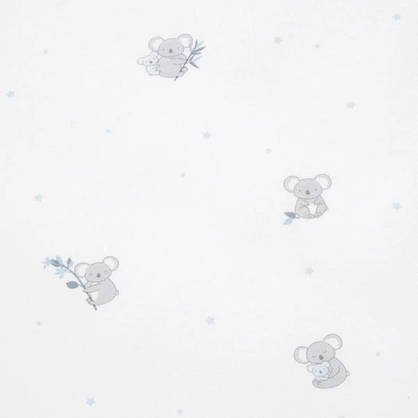 Pack Of 2 Jersey Blue Koala Fitted Sheets 21 Pack Of 2 Jersey Blue Koala Fitted Sheets - Image 19