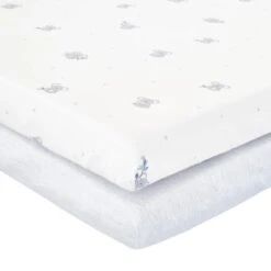 Pack Of 2 Jersey Blue Koala Fitted Sheets 30 Pack Of 2 Jersey Blue Koala Fitted Sheets -Home Luxe Studio 30826504