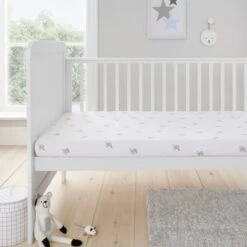 Pack Of 2 Jersey Blue Koala Fitted Sheets 26 Pack Of 2 Jersey Blue Koala Fitted Sheets -Home Luxe Studio 30826505 alt01