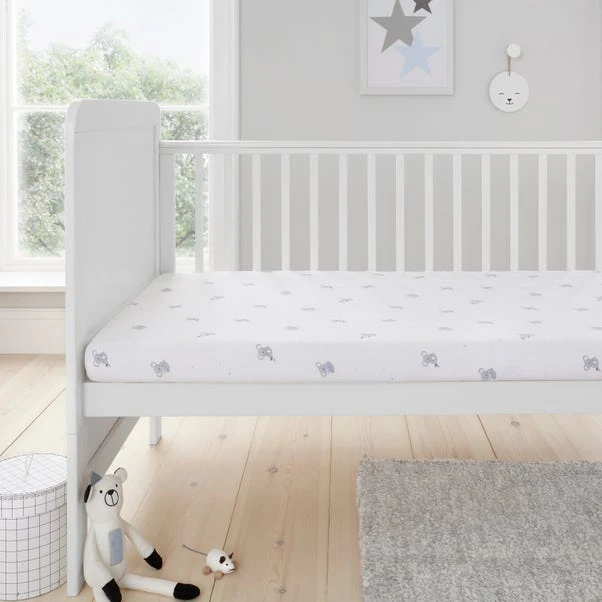 Pack Of 2 Jersey Blue Koala Fitted Sheets 7 Pack Of 2 Jersey Blue Koala Fitted Sheets - Image 5