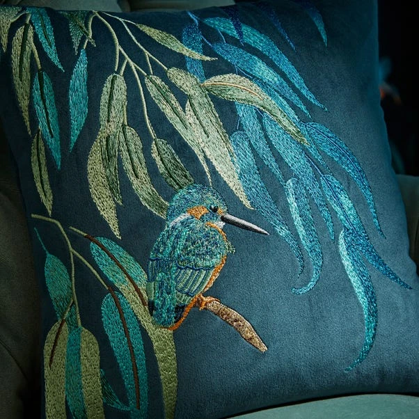Kingfisher Cushion Cover 5 Kingfisher Cushion Cover - Image 3