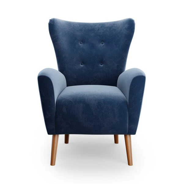 Sven Modern Velvet Wing Chair 20 Sven Modern Velvet Wing Chair - Image 18
