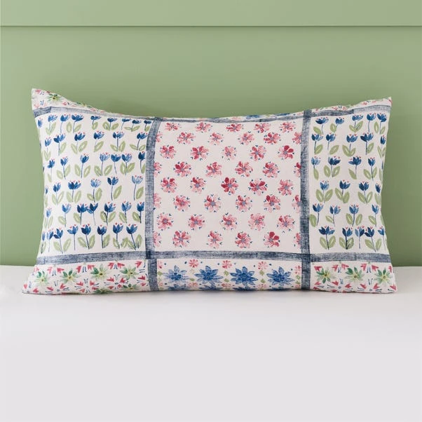 Celeste Green Cotton Duvet Cover And Pillowcase Set 12 Celeste Green Cotton Duvet Cover And Pillowcase Set - Image 10