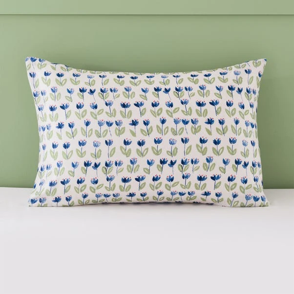 Celeste Green Cotton Duvet Cover And Pillowcase Set 14 Celeste Green Cotton Duvet Cover And Pillowcase Set - Image 12