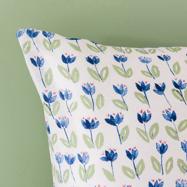 Celeste Green Cotton Duvet Cover And Pillowcase Set 17 Celeste Green Cotton Duvet Cover And Pillowcase Set - Image 15