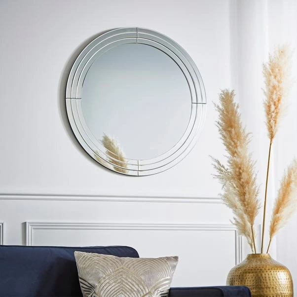 Triple Edge Round Wall Mirror 3 Triple Edge Round Wall Mirror