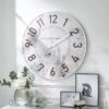 Relaxed Abstract Textured Wall Clock 1 Relaxed Abstract Textured Wall Clock -Home Luxe Studio 30828877