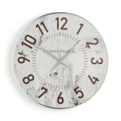 Relaxed Abstract Textured Wall Clock 7 Relaxed Abstract Textured Wall Clock -Home Luxe Studio 30828877 alt02