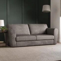 Blake Curved Arm Jumbo Cord Standard Back 3 Seater Sofa 12 Blake Curved Arm Jumbo Cord Standard Back 3 Seater Sofa -Home Luxe Studio 30830651 alt02