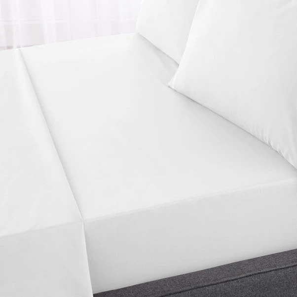 Hotel 230 Thread Count Crisp Cotton Percale Fitted Sheet 21 Hotel 230 Thread Count Crisp Cotton Percale Fitted Sheet - Image 19