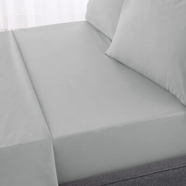 Hotel 230 Thread Count Crisp Cotton Percale Fitted Sheet 16 Hotel 230 Thread Count Crisp Cotton Percale Fitted Sheet - Image 14