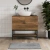 Fulton Vanity Unit, Pine Effect -Home Luxe Studio 30832385