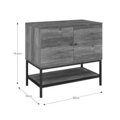 Fulton Vanity Unit, Pine Effect -Home Luxe Studio 30832385 alt09