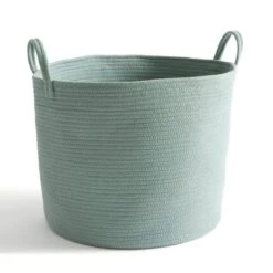 Large Fabric Rope Storage Basket 10 Large Fabric Rope Storage Basket -Home Luxe Studio 30834871 alt02