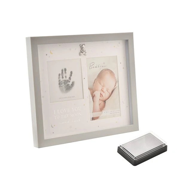 Bambino Hand Print Frame With Ink Pad 3 Bambino Hand Print Frame With Ink Pad
