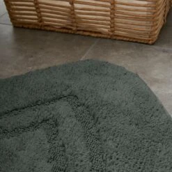 Luxurious Cotton Oval Bath Mat -Home Luxe Studio 30837354 alt01