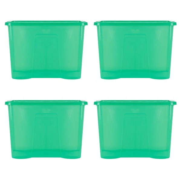 Wham Crystal Set Of 4 Storage Boxes & Lids 20 Wham Crystal Set Of 4 Storage Boxes & Lids - Image 18