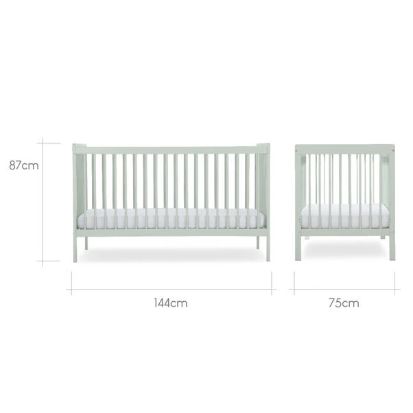 CuddleCo Nola Cot Bed, Painted Pine 14 CuddleCo Nola Cot Bed, Painted Pine - Image 12